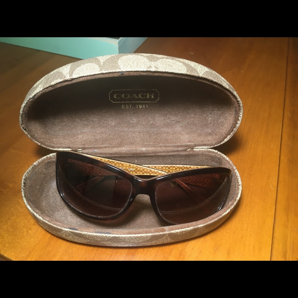 Coach Sunglasses and Sunglass case